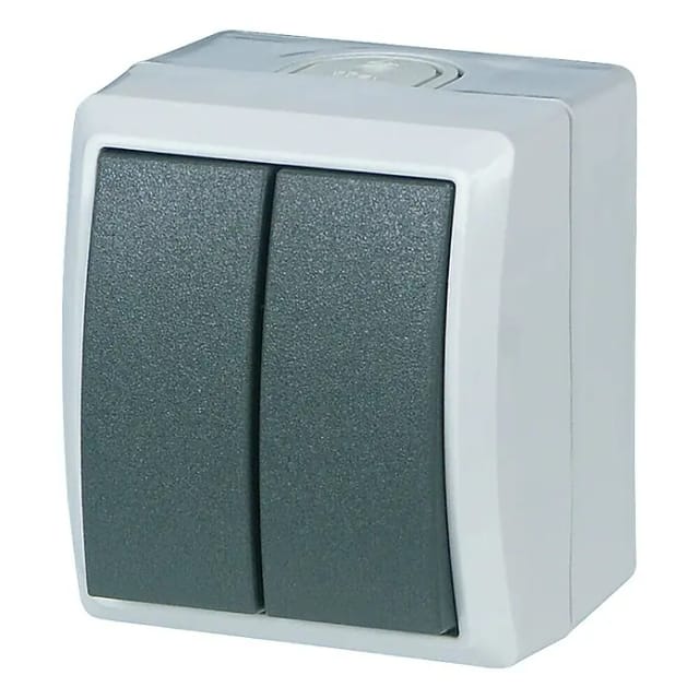 REV Ritter Serienschalter 'AquaForm' 1-fach grau