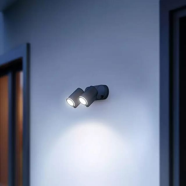 Steinel LED-Strahler 'Spot DUO Sensor' mit Bewegungsmelder anthrazit 1024 lm