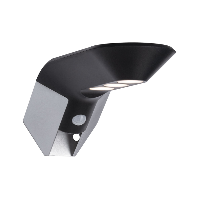 Paulmann Solar-Wandleuchte 'Soley' mit Bewegungsmelder anthrazit 10,4 x 10 x 24 cm