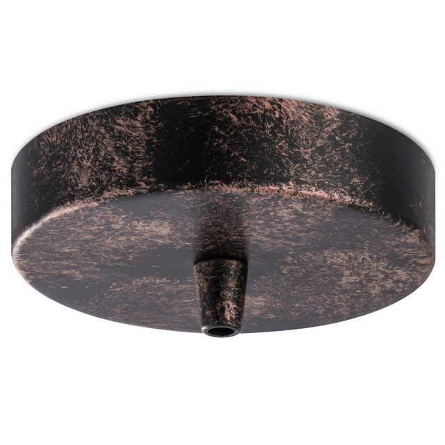Baldachin 'Home Sweet Home' Metall 1 Licht rostfarben