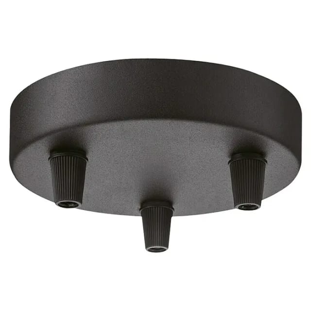 Baldachin 'Home Sweet Home' Metall 3 Lichter schwarz