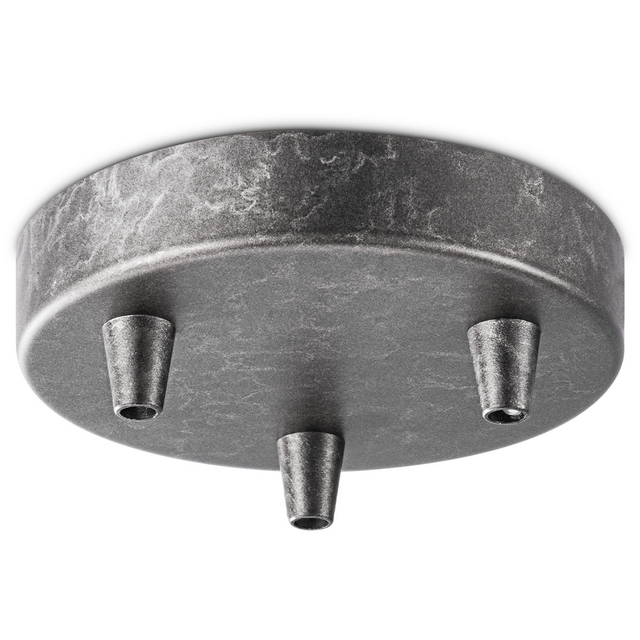 Baldachin 'Home Sweet Home' Metall 3 Lichter anthrazit