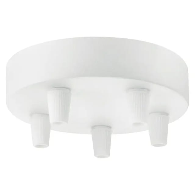 Baldachin 'Home Sweet Home' Metall 5 Lichter weiß