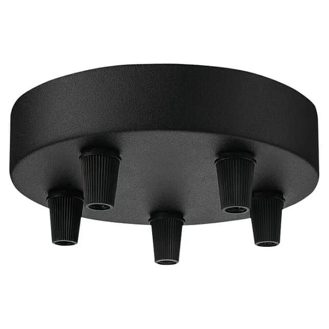 Baldachin 'Home Sweet Home' Metall 5 Lichter schwarz