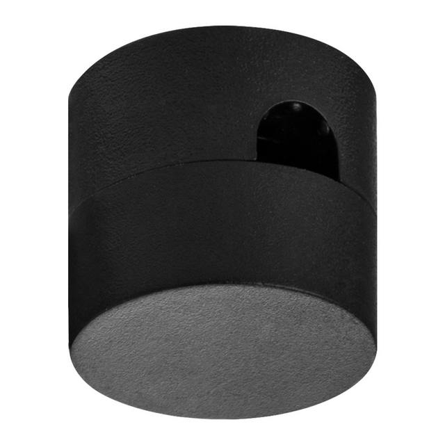 Kabelhalter 'Dot' 2 x 2 x 2,2 cm schwarz