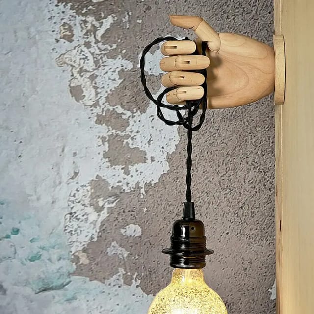 Wandhaken 'Home Sweet Home' Hand Holz