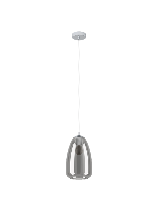 EGLO Pendelleuchte 'Alobrase' schwarz Ø 200 mm 40 W