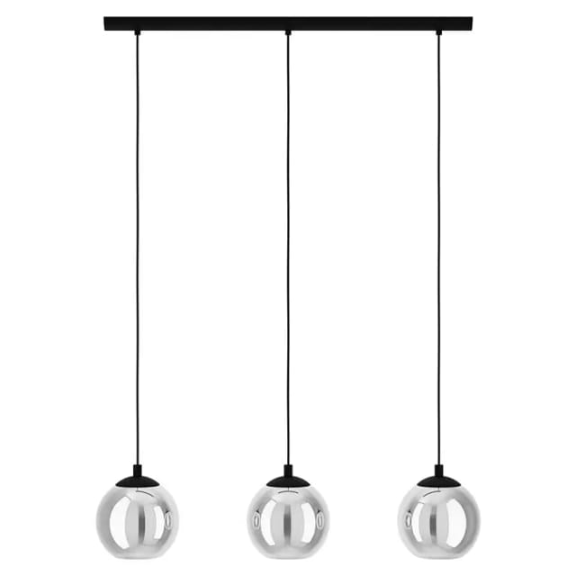 EGLO Pendelleuchte 'Ariscani' schwarz Ø 165 mm 40 W