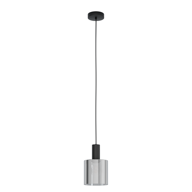 EGLO Pendelleuchte 'Gorosiba' schwarz Ø 100 mm 40 W