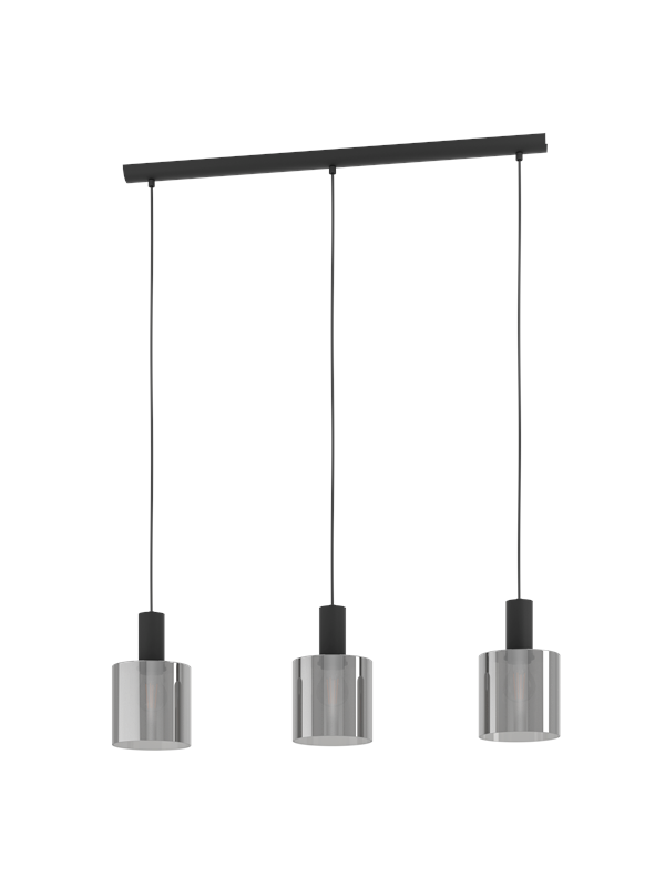 EGLO Pendelleuchte 'Gorosiba' schwarz Ø 150 mm 40 W