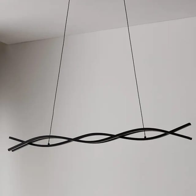 EGLO LED-Pendelleuchte 'Lasana 3' schwarz 38 W