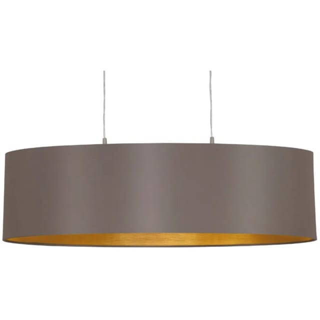 EGLO Pendelleuchte 'Maserlo' hellbraun 78 cm 60 W