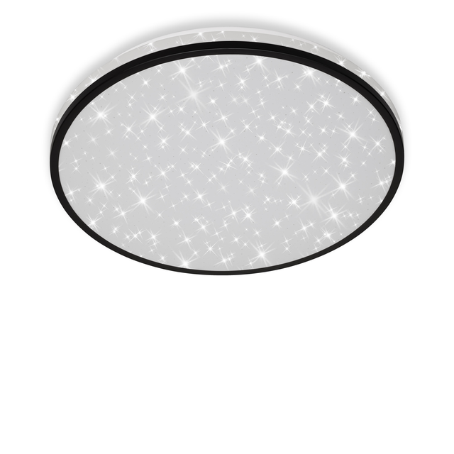 Briloner LED-Deckenleuchte 'Nigra' mit Sternendekor 24 W 2200 lm Ø 38 cm