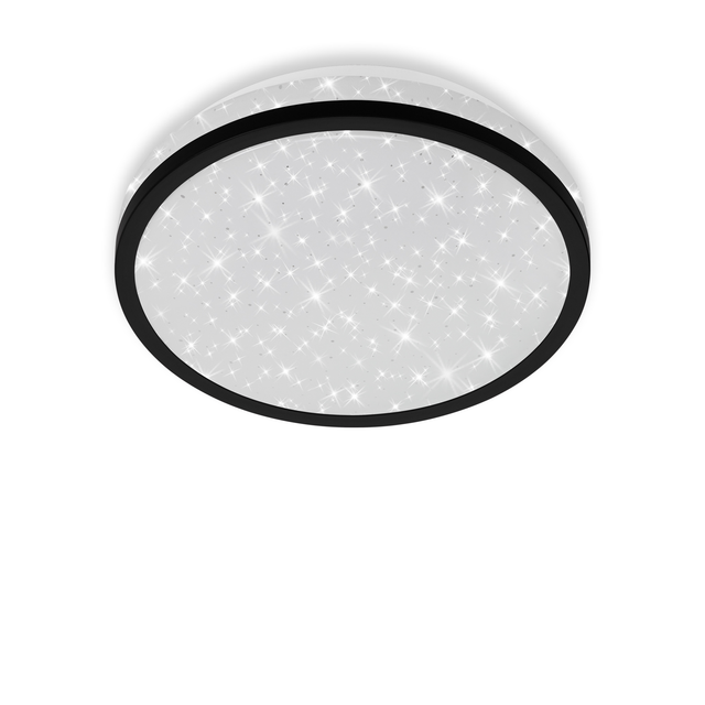 Briloner LED-Deckenleuchte 'Nigra' mit Sternendekor 10 W 900 lm Ø 21,7 cm