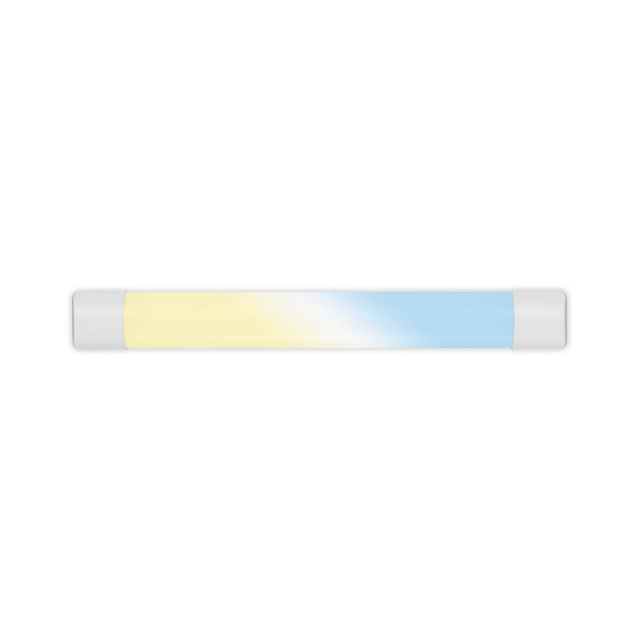 Telefunken LED-Feuchtraumleuchte 'BASTET' weiß 18 W 60 x 7 x 2,5 cm