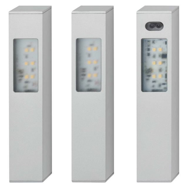 Telefunken LED-Unterbauleuchten-Set 'THOT' silbern 2,5 W 16 x 3 x 1,5 cm 3-teilig