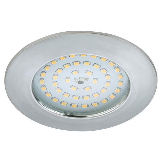 Briloner LED-Einbauleuchte 5 W rund alufarben