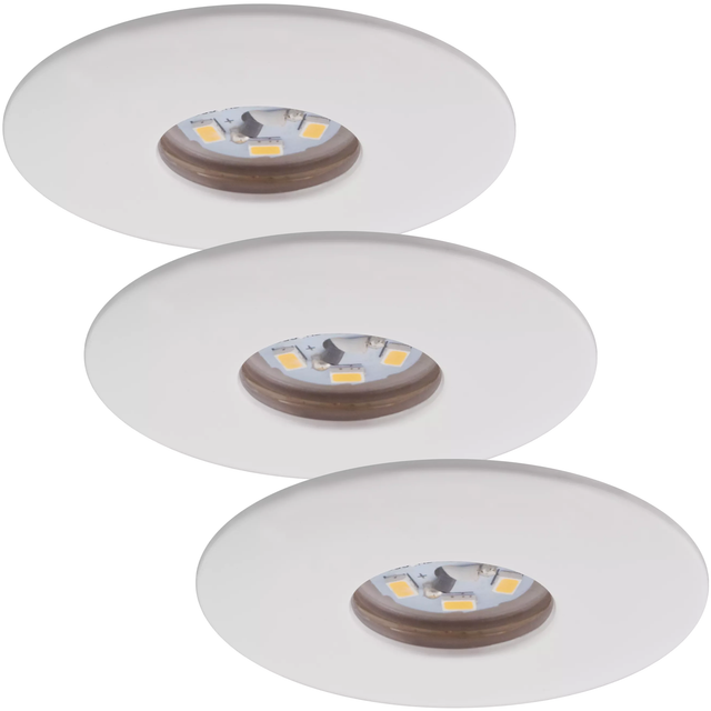 Briloner LED-Einbauleuchten 1,8 W 3 Stück weiß