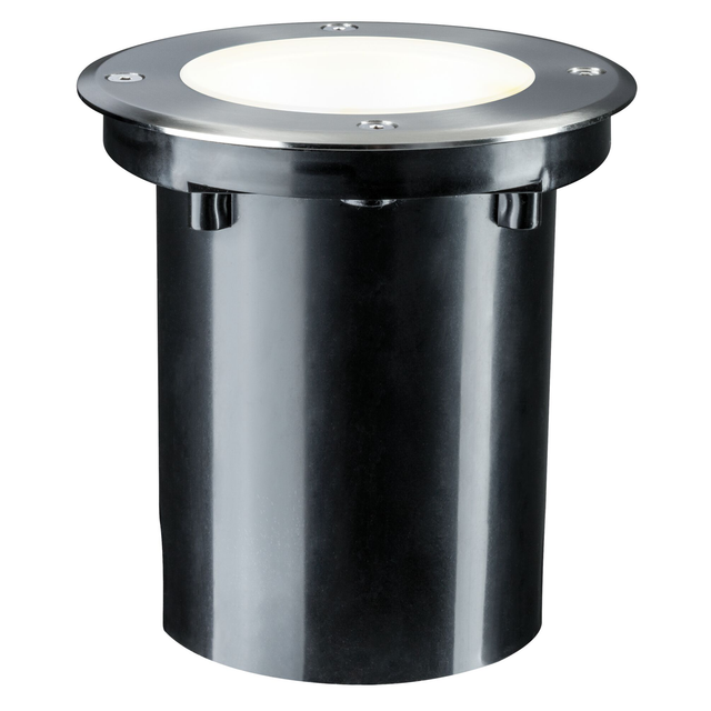 Paulmann Bodeneinbauleuchte 'Plug & Shine' Metall chromfarben 6 W Ø 14 cm