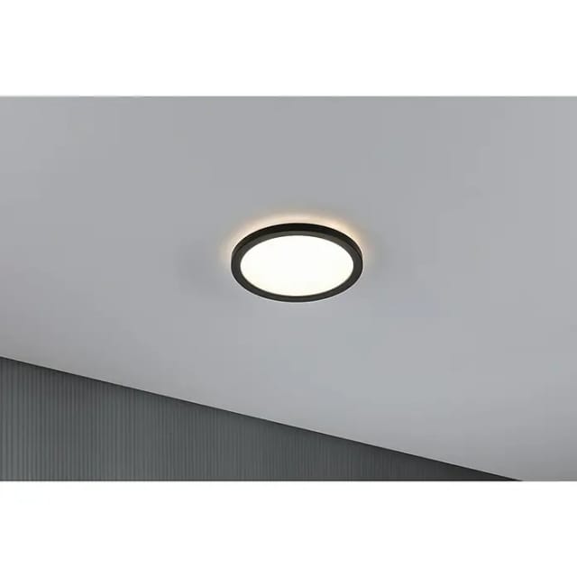 Paulmann LED-Deckenleuchte 'Atria Shine' schwarz 11,2 W Ø 19 cm