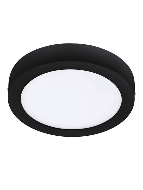 EGLO LED-Deckenleuchte 'Fueva-Z' schwarz Ø 21 cm 16,5 W