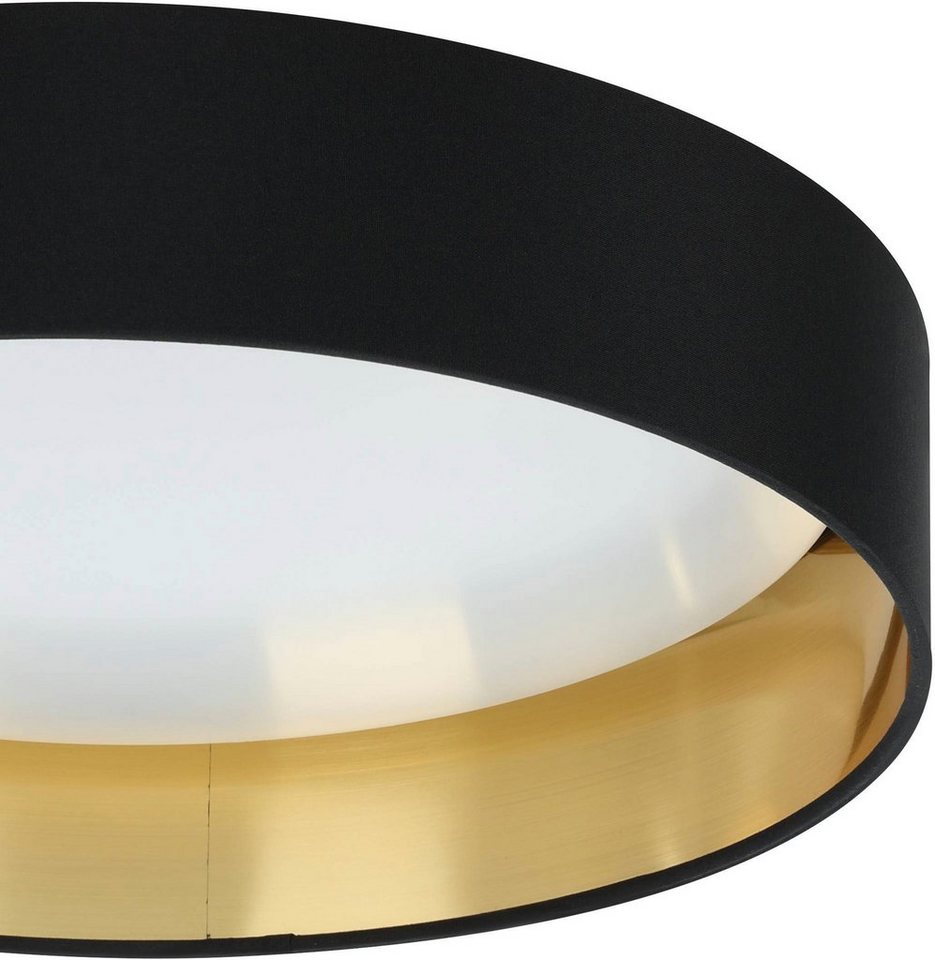 EGLO LED-Deckenleuchte 'Maserlo 2' schwarz/gold Ø 38 cm 21,6 W Bild 4