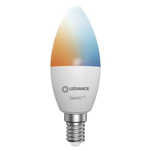 Ledvance LED-Kerzenlampe 'Smart+ WiFi' warm/kaltweiß 4,9 W E14 470 lm, dimmbar
