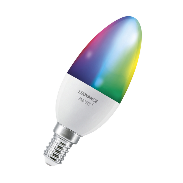 Ledvance LED-Kerzenlampe 'Smart+ WiFi' RGBW 4,9 W E14 470 lm, dimmbar