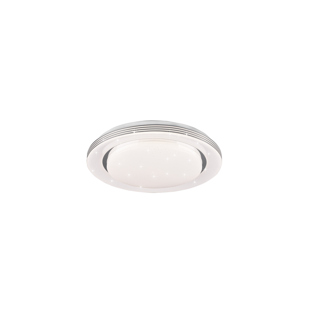 Reality Leuchten LED-Deckenleuchte 'Atria' weiß Ø 38 x 7,5 cm 2000 lm