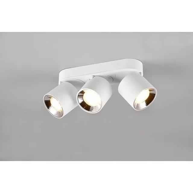Reality Leuchten Spot 'Guayana' weiß 8,7 x 12 x 27,3 cm 3-flammig