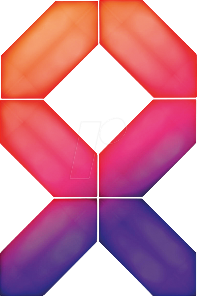MüllerLicht Panelleuchte 'Hexagon' RGBWIC 13,5 W 6-teilig