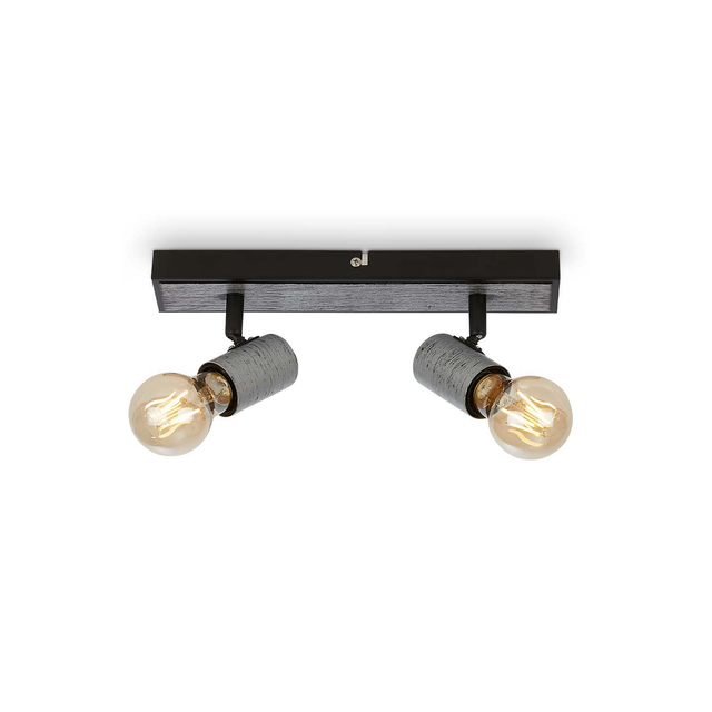 Briloner Spotleuchte antik silber 30 x 5 x 11 cm, 2-flammig