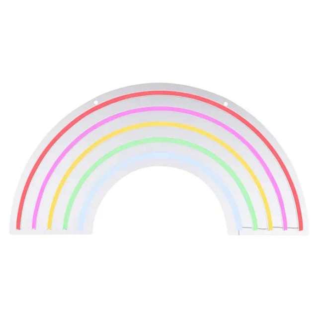 Just Light LED-Neon-Bild 'Rainbow' mehrfarbig 63 x 32 x 1,5 cm
