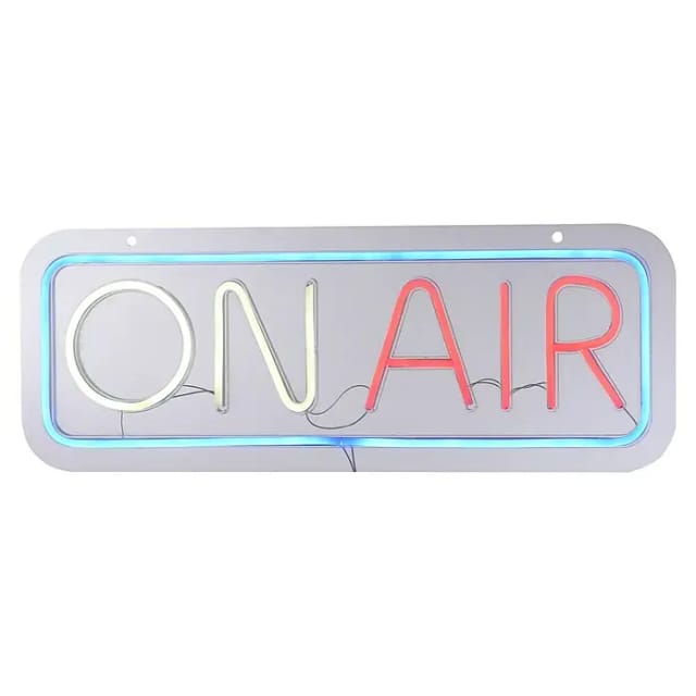 Just Light LED-Neon-Bild 'On Air' mehrfarbig 60 x 22 x 1,5 cm