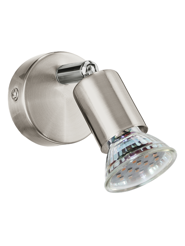 EGLO LED-Spotleuchte 'Mini' silberfarben Ø 6 cm