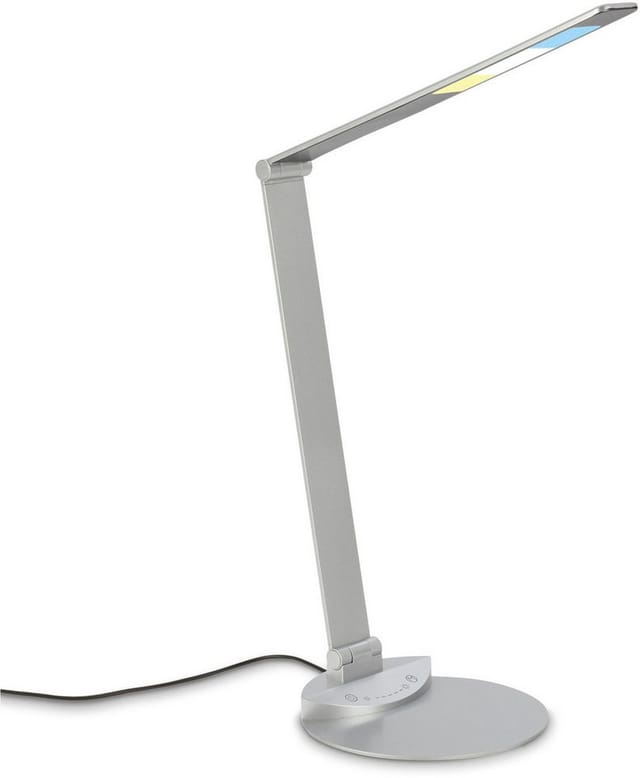 Briloner LED-Tischleuchte 'Haiti' 45 cm 3000K/5000K/6500K 6,5W 700lm dimmbar silberfarbig