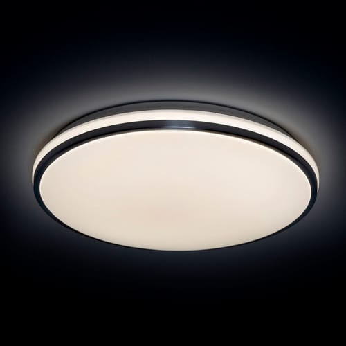 MegaLight LED-Deckenleuchte 'Shining Frame' Ø 33 cm Aluminium 18 W