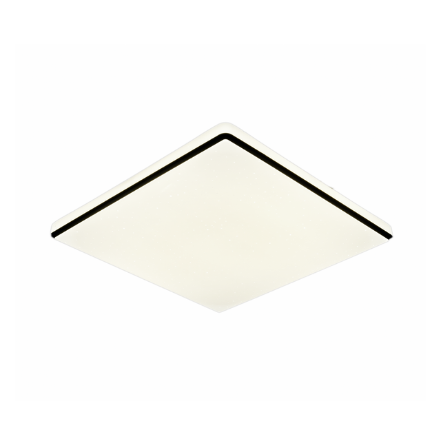 MegaLight LED-Deckenleuchte 'Shining Frame' Ø 27 cm Aluminium 15 W