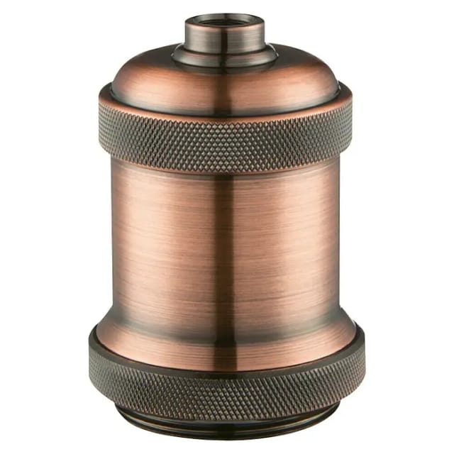 Fassung 'Home Sweet Home' E27 Aluminium kupferfarben