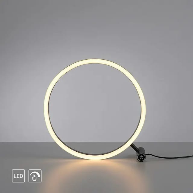 Just Light LED-Tischleuchte 'Ritus' anthrazit 10 x 28 x 28,5 cm