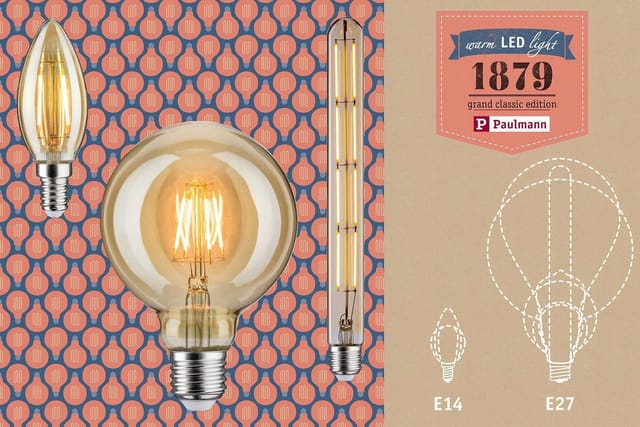 Paulmann LED Lampe Vintage Globeform