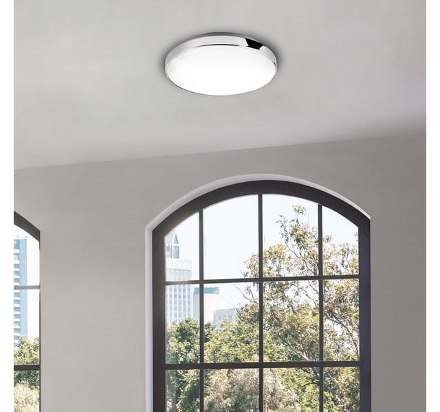 Briloner LED Deckenleuchte - weiß-chrom - 13 W 1400 lm