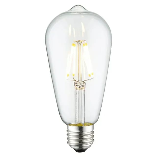 Besselink Licht LED-Leuchtmittel 'Drop Deco' klar E27 4 W 440 lm dimmbar