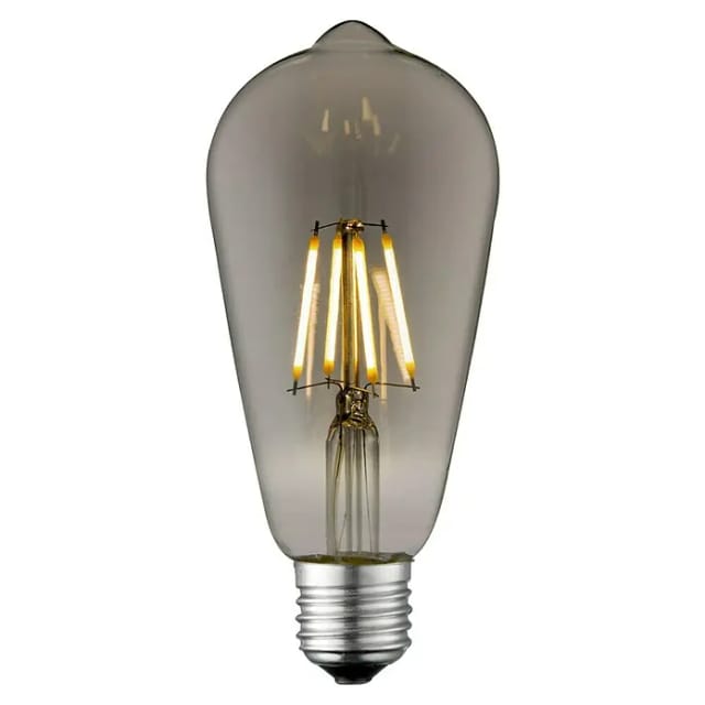Besselink Licht LED-Leuchtmittel 'Drop Deco' rauch E27 1W 40 lm dimmbar