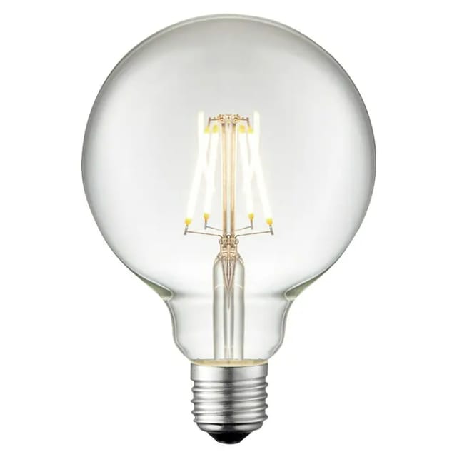 Besselink Licht LED-Leuchtmittel 'Globe Deco' klar E27 4 W 440 lm dimmbar