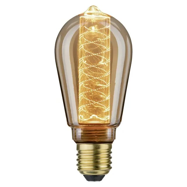 Paulmann LED-Kolbenlampe ST64 'Inner Glow Spirale' E27 4 W (21 W), 200 lm warmgold