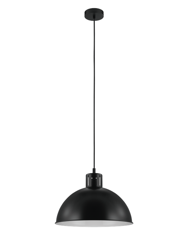 EGLO Pendelleuchte 'Truro' schwarz/weiß Ø 39 x 110 cm