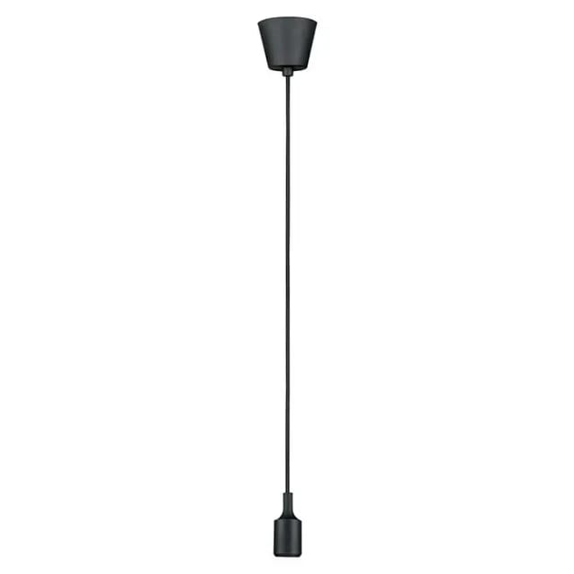 Paulmann Pendelleuchte 'Ketil' E27 1 x 20W schwarz Sililkon/Kunststoff