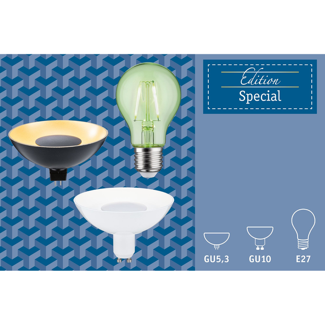 Paulmann LED-Lampe E27 1,1W 170 lm grün klar