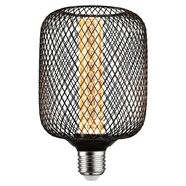 Paulmann LED-Leuchtmittel 'Metallic Glow Zyl Spiral' E27 4,2 W 200 lm schwarz